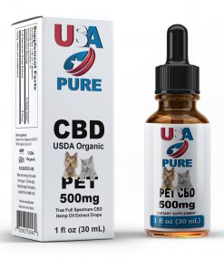 Pet CBD Oil 500mg - USA Pure CBD