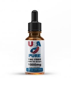 USA Pure CBD 1000mg THC Free Bottle Image