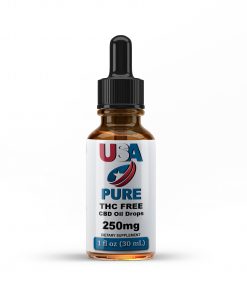 USA Pure CBD 250mg THC Free Bottle Image
