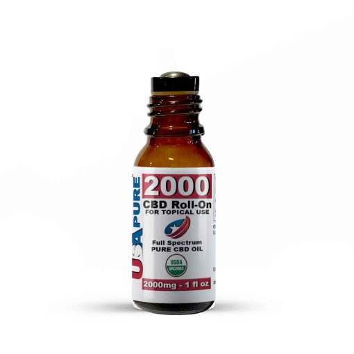 Topical CBD Oil 2000mg- USA Pure CBD Bottle