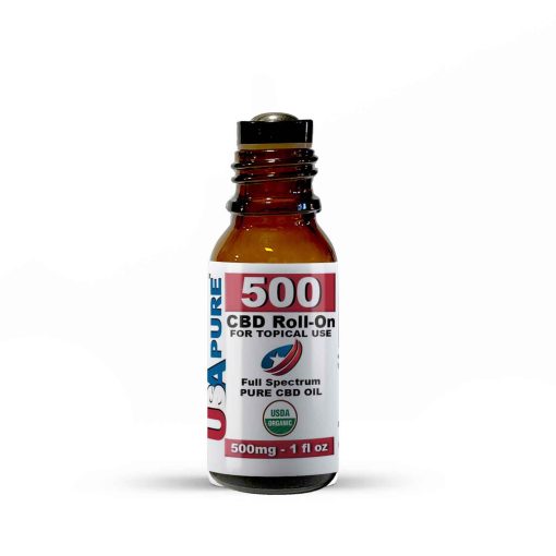 Topical CBD Oil 500mg- USA Pure CBD Bottle